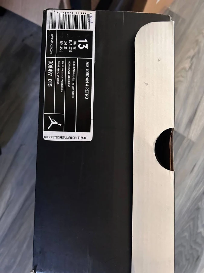 Doerenbacher Jordan 4 Superman