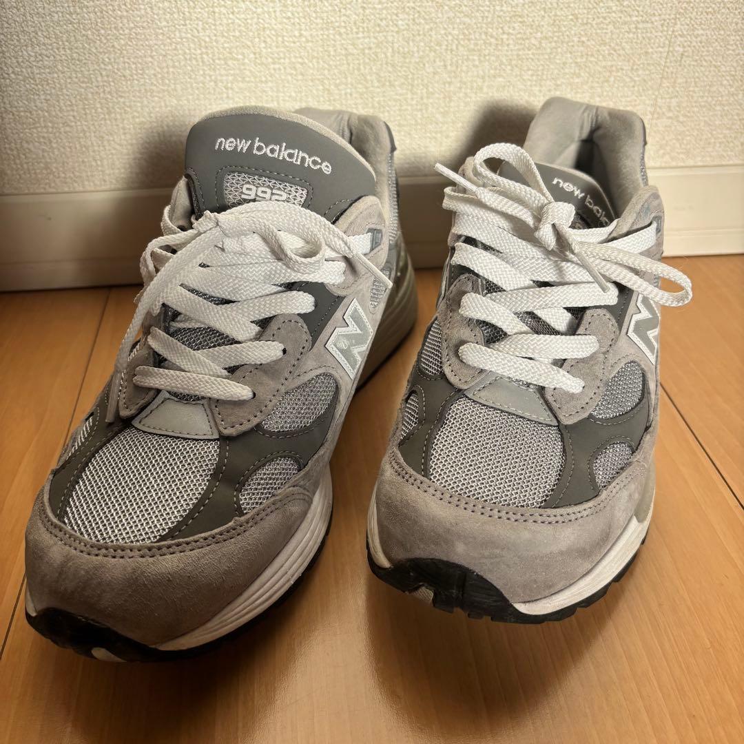 New Balance Gray 992 26.5cm 箱無し