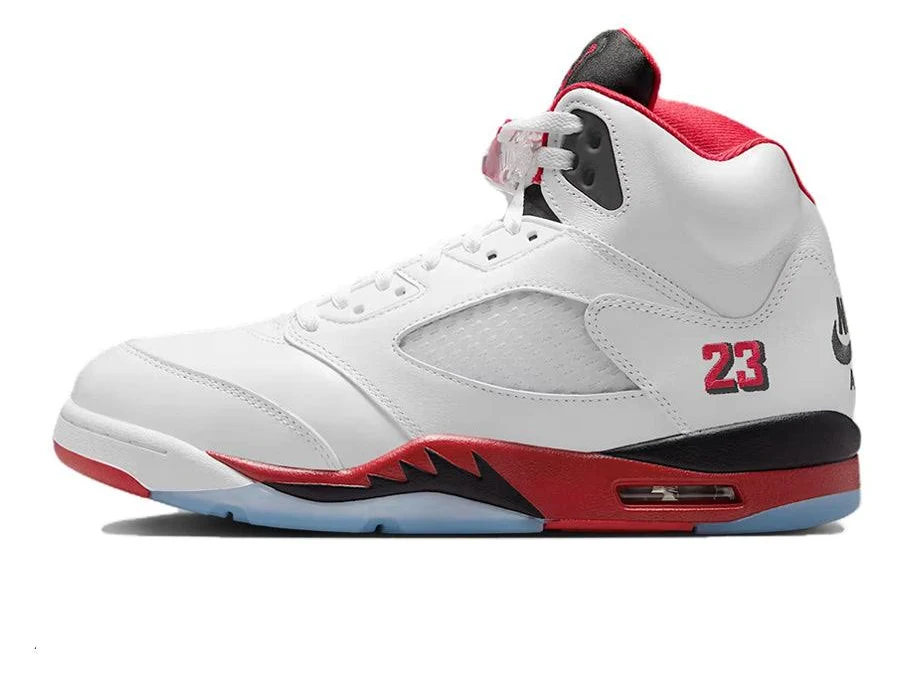 Jordan 5 Retro 'Fire Red Black Tongue 2025' US-MAN7.5/UK6.5/EU40.5