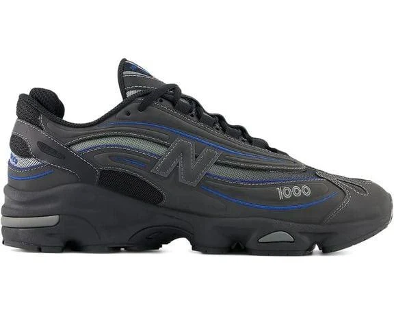 New Balance Men's 1000 "Dark Royal" Sneakers - Black - Low-top sneakers - 12
