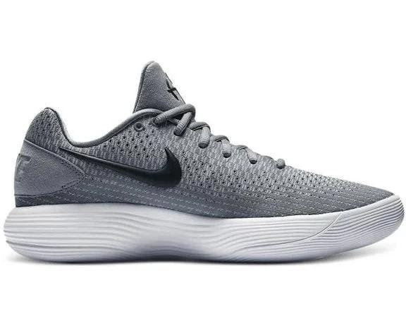 Nike Men's Hyperdunk 2017 Low-Top Sneakers - Gray - 10.5
