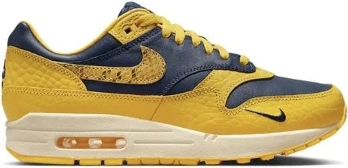 Nike - Air Max 1 PRM sneakers - women - Leather - 5 - Yellow