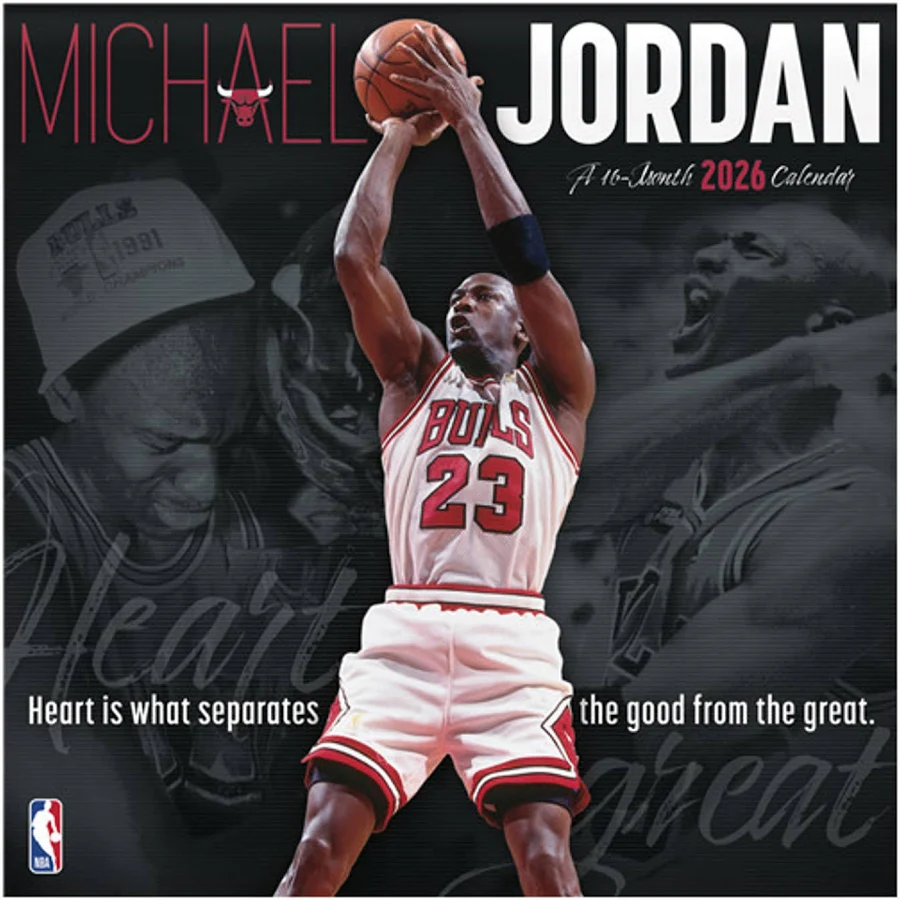 Trends International Michael Jordan Wall Calendar