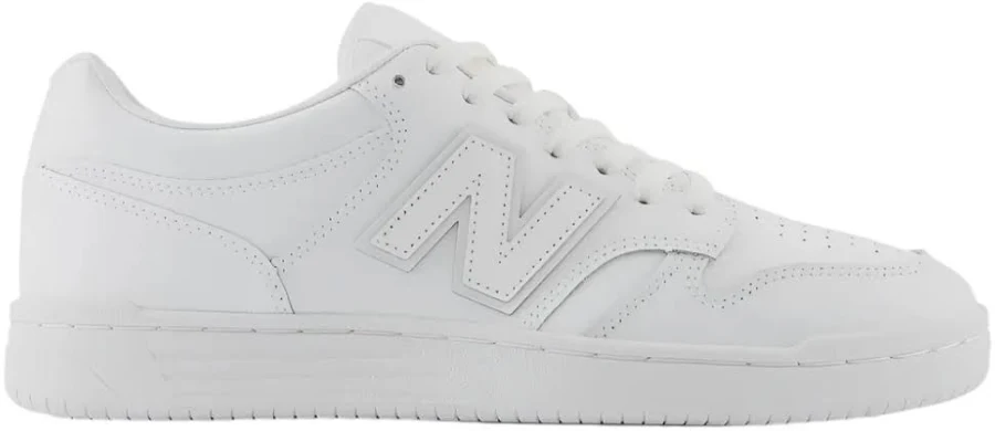 Women's New Balance 480 Sneaker White WHITE / 10 / D