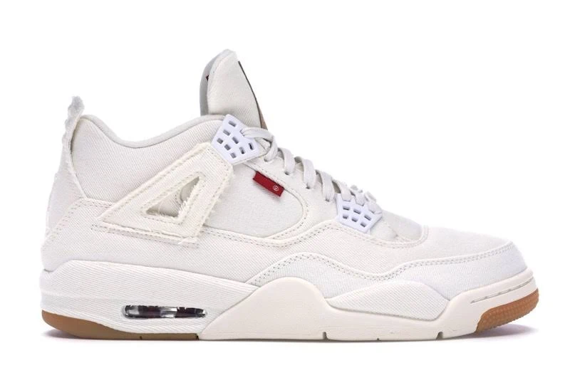 Jordan 4 Retro Levi's White (Blank Tag)
