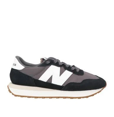New Balance 237 Man Sneakers Charcoal Size 10 Textile fibers, Leather