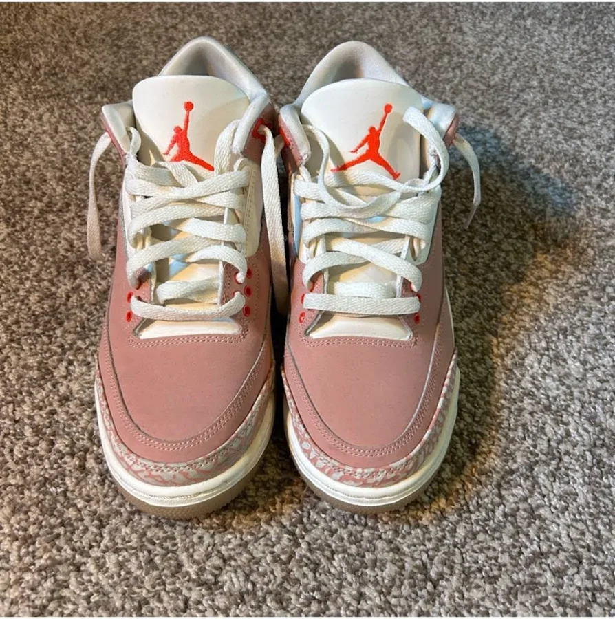 Jordan Shoes | Air Jordan 3 Retro Rust Pink | Color: Pink/White | Size: 8.5 | Uhlkeegan's Closet
