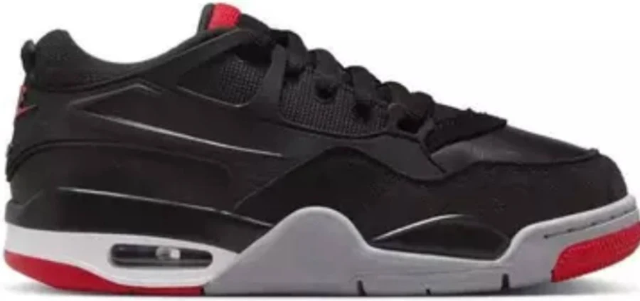 Jordan 4 RM PS Little Kids Black Varsity Red / 3