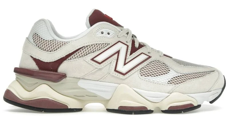 New Balance 9060 Linen Burgundy