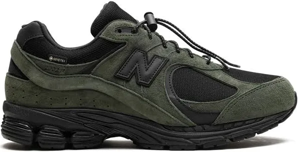 New Balance - x JJJJound 2002R midsole sneakers - unisex - Rubber/Suede/Fabric/Leather/Mesh - 8.5 - Green