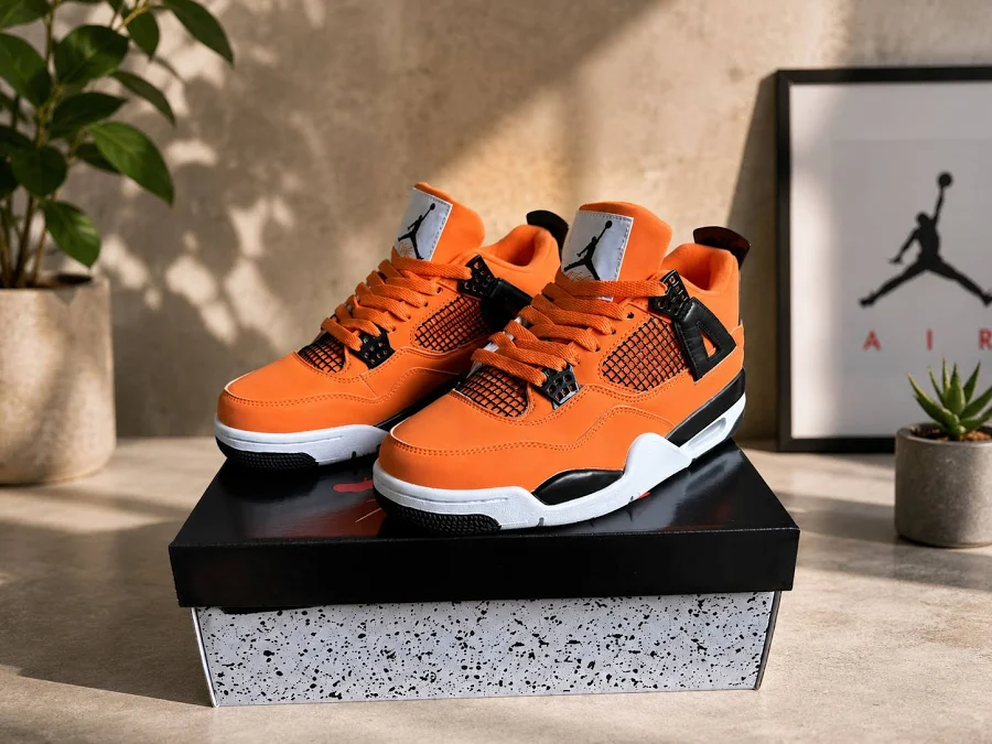 Jordan 4 “total Orange” Size Us 7-12 For Men