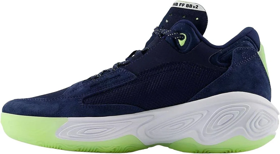 New Balance Fresh Foam Bb V2 High Top Men Sneakers - Navy/green