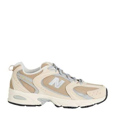 New Balance 530 Woman Sneakers Beige Size 6.5 Leather, Textile fibers
