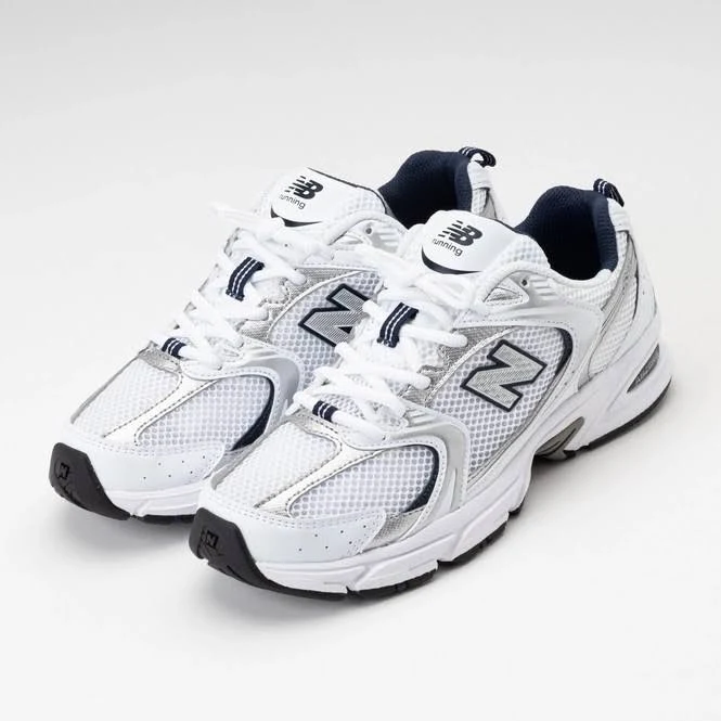 Balance 530 White Silver Navy Men's White Sports Sneaker Mr530sg