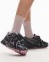 New Balance 1906r sneakers in black and pink-Navy