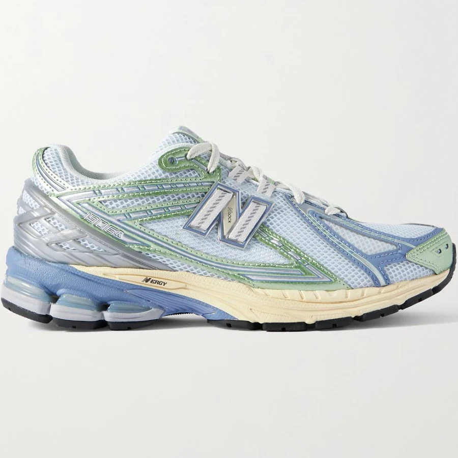 New Balance 1906R Mesh and Leather Sneakers - Men - Blue Sneakers - UK 9