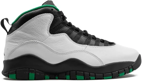 Jordan - Air Jordan 10 "Seattle Supersonics" sneakers - unisex - Calf Leather - 11 - White