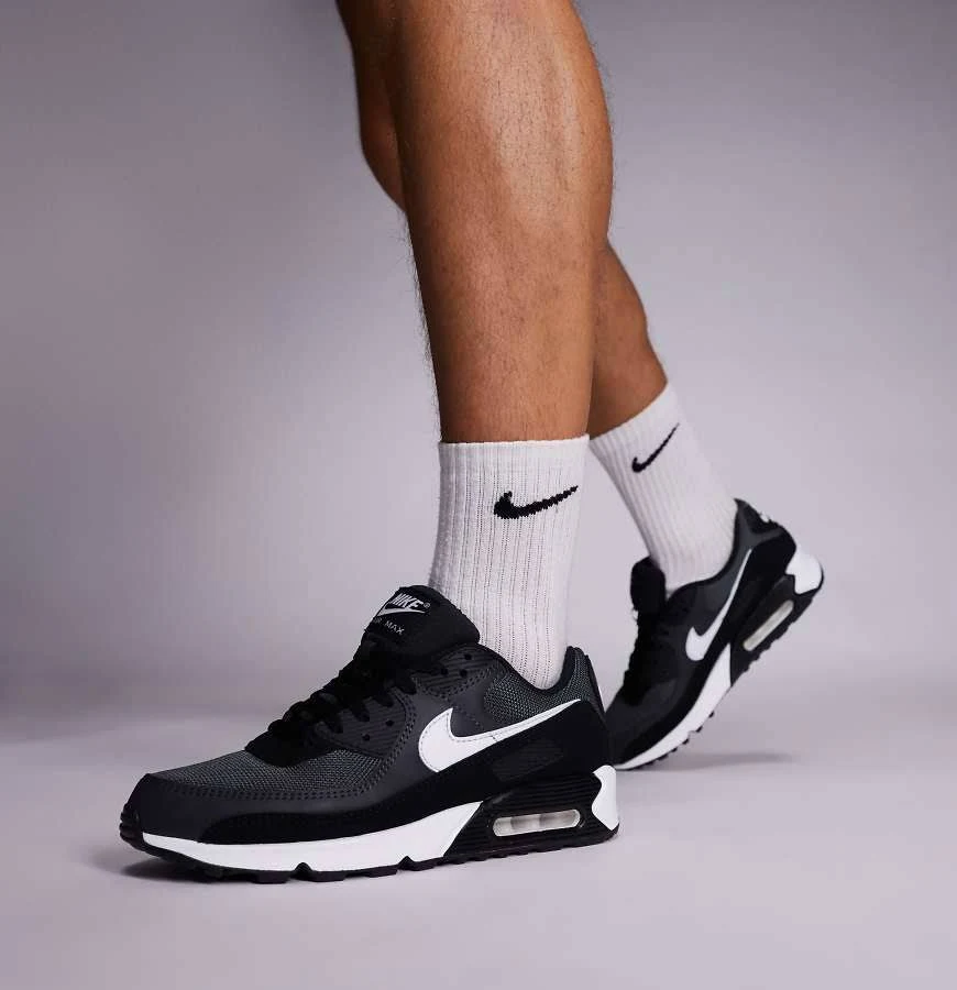 Nike Air Max 90 sneakers in gray and white