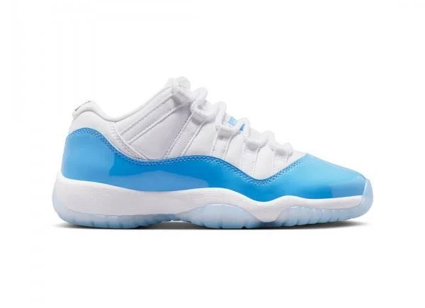 Air Jordan 11 Retro Low Big Kids (white / university blue-black)