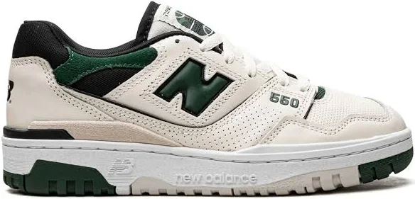 New Balance - 550 "Sea Salt Pine Green" sneakers - unisex - Calf Leather - 9.5 - White