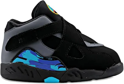 Jordan Kids - Air Jordan 8 Retro "Aqua" sneakers - kids - Suede/Rubber/Fabric - 10 - Black