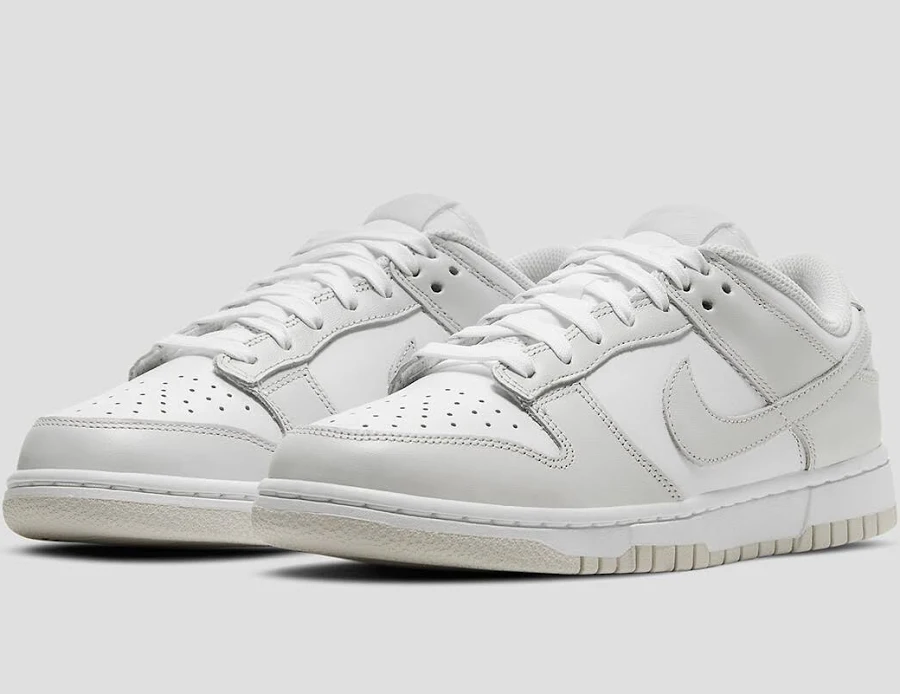 Nike Dunk Low Photon Dust Womens White & Grey Sports Sneaker
