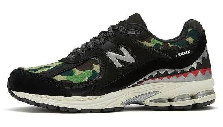 New Balance x A Bathing Ape 2002R 'Apes Together Strong - Black Camo' M2002RBF US 5