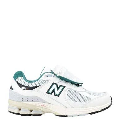 New Balance 2002r Man Sneakers White Size 8 Leather, Textile fibers