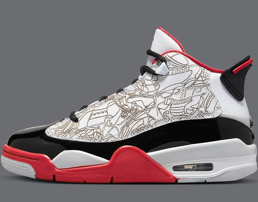 Nike Air Jordan Dub Zero True Red White Black Chicago Bred 311046-160