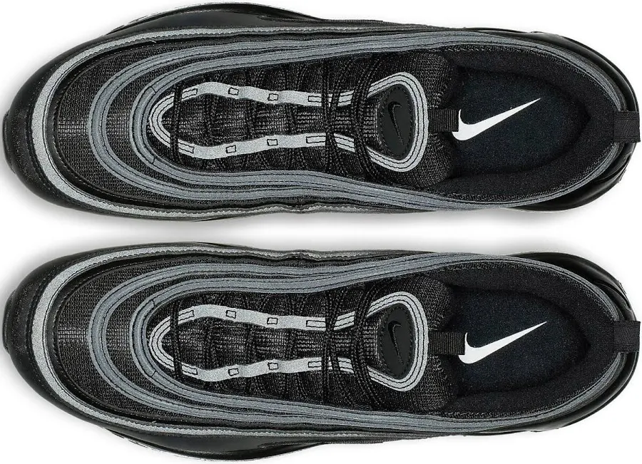 Nike Air Max Reflective 97 Triple Black Sneakers Trainers Men Gym