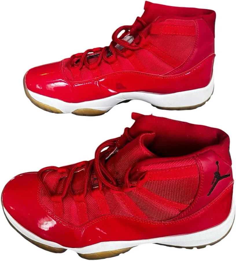 Air Jordan 11 Retro Win Like 96 Red Patent 136046-800 Men’s Size 10