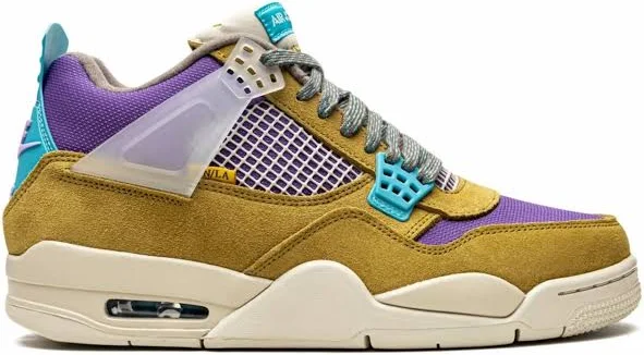 Jordan - x Union Air Jordan 4 Retro SP "30Th Anniversary - Desert Moss" sneakers - unisex - Suede - 14 - Yellow