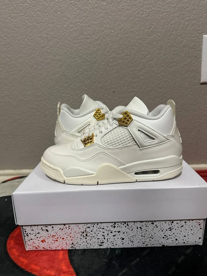 Air Jordan 4 Retro Metallic Gold Aq9129-170