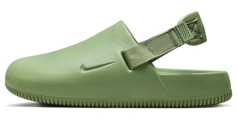 Nike Women's Calm Mules - Green - Loafers - 6