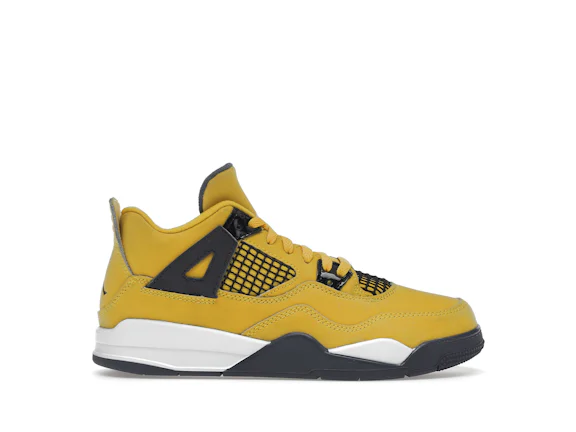 Jordan 4 Retro Lightning (2021) (para preescolares)