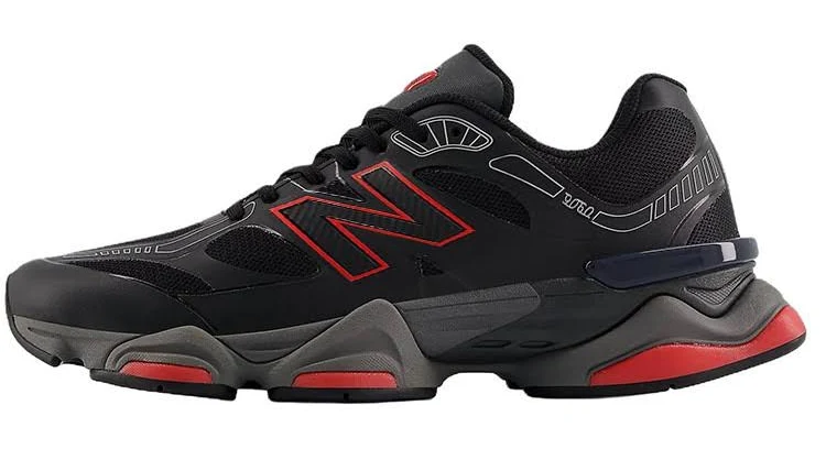 9060 Black Red - U90606le