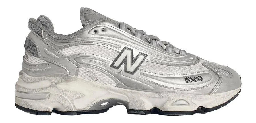New Balance 1000 Fabric Blend Men Sneakers - Silver