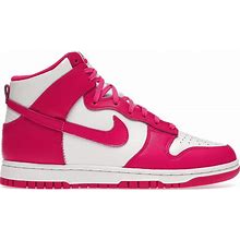 Nike Dunk High (Women's) Sneakers In White/Pink Prime