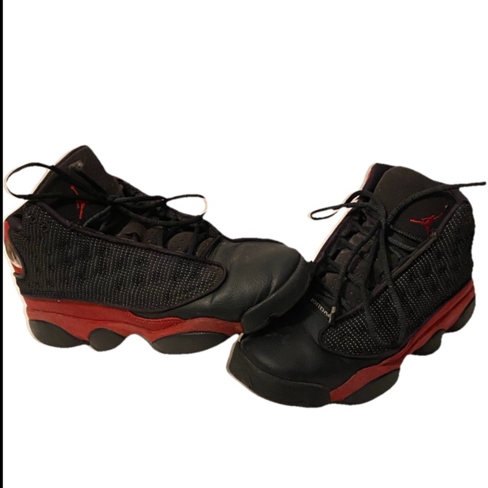 Nike Air Jordan Retro XIII 13 Bred Black Red Youth 4.5Y GS 2017 414574-004