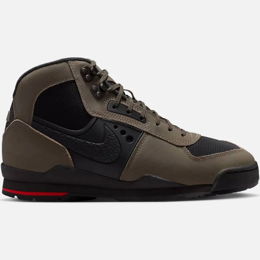 Nike Men's Baltoro 'Olive Khaki' Sneakers Olive Khaki Black University Red