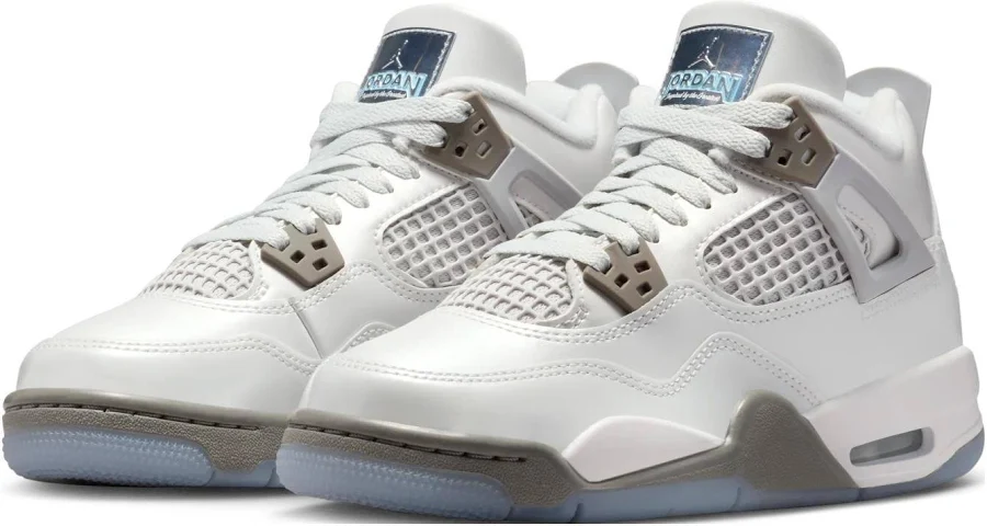 Nike Air Jordan 4 Retro Photon Dust Blue Chill (GS) Men's HV4401-014