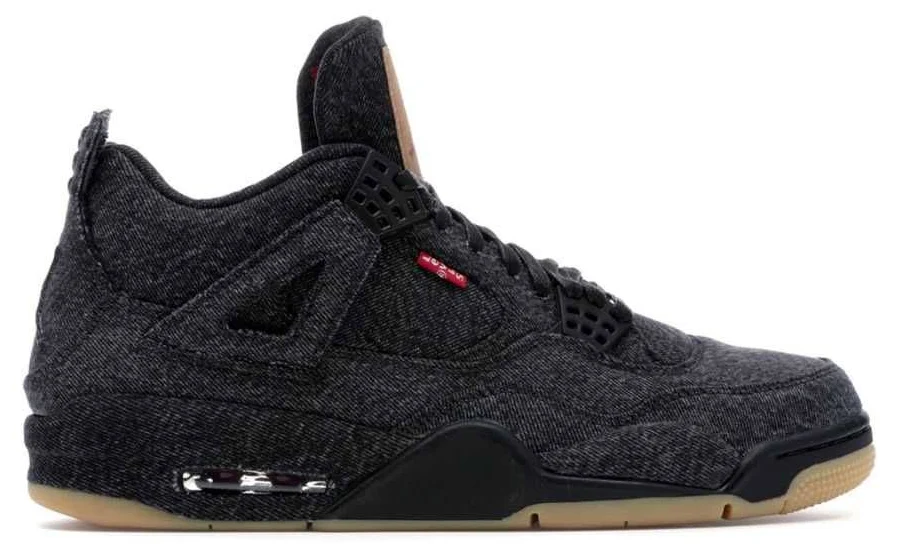 Nike × Levi's Air Jordan 4 "Black Denim" (タグ:LEVIS )