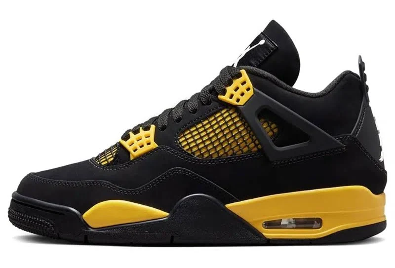 4 Retro 'thunder' In Black