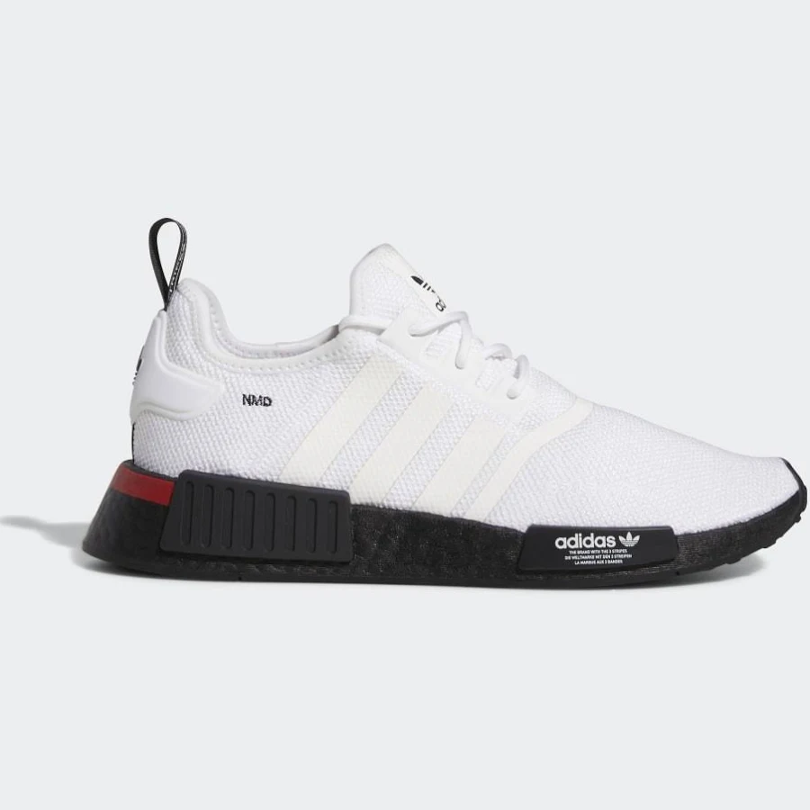 adidas NMD_R1 Mens 'White Black Red