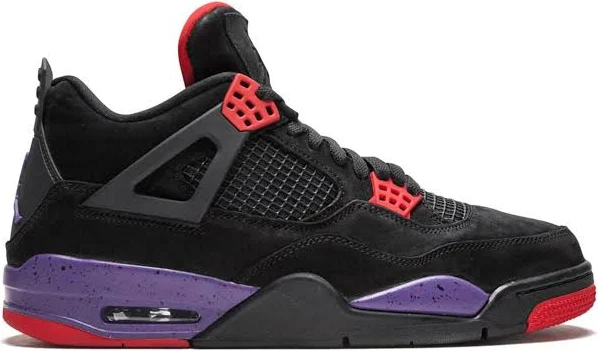 Jordan - Air Jordan 4 Retro NRG "Raptors" sneakers - unisex - Calf Leather - 14 - Black