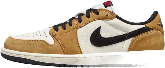 Jordan 1 Low "rookie Of The Year - Sail/black/golden Harvest
