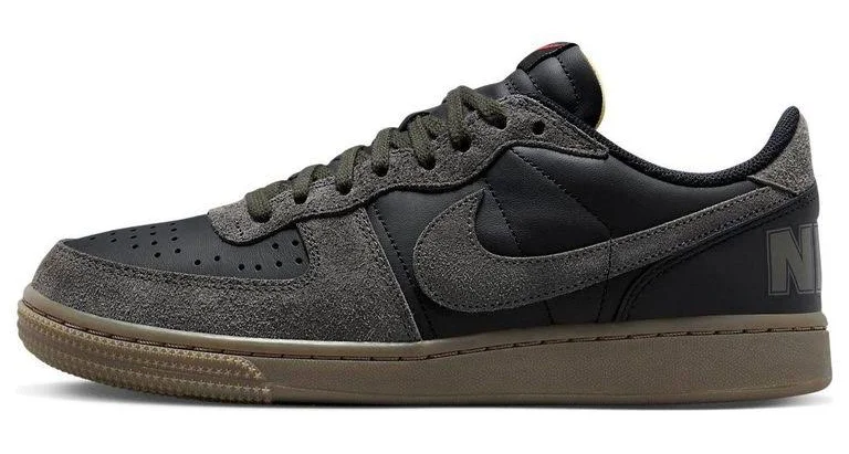 Nike Men's Terminator Low 'Medium Ash Gum' - Black - Low-top sneakers - 4