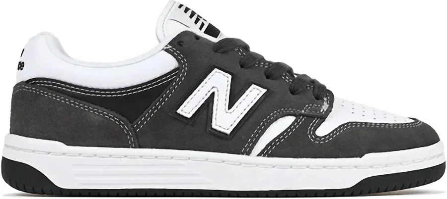 Men's Numeric 480 Skate Shoes In Black W/ White