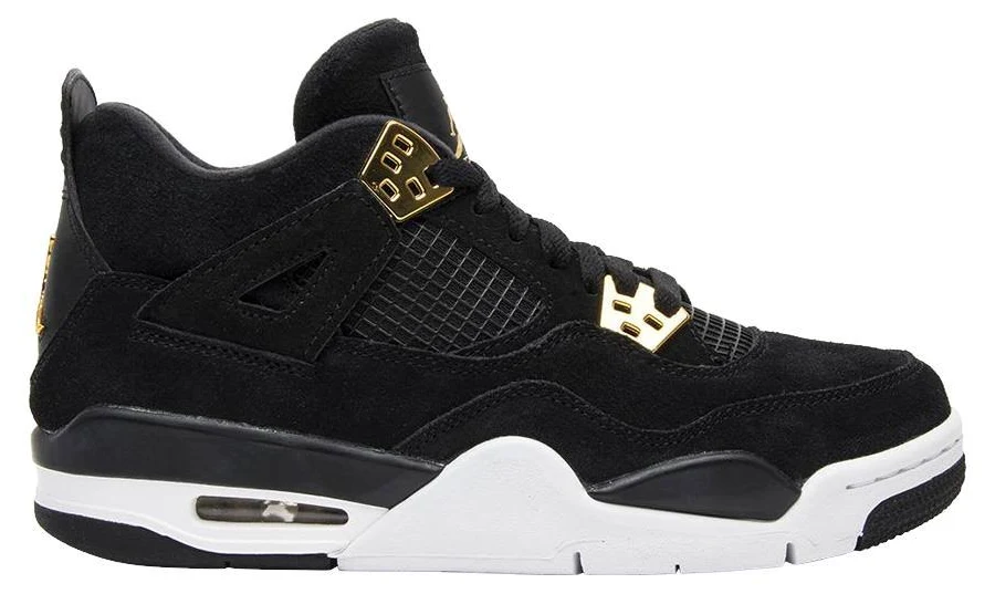 Jordan 4 Retro Gs 'royalty' Women Sneakers - Black