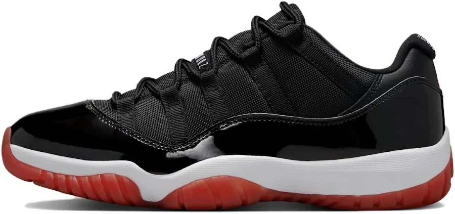 Jordan Air Jordan 11 Low Bred Low Top Basketball Shoes Fv5104-006